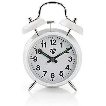 Analoger Wecker mit Snooze-Funktion | Weiß