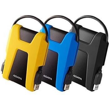 Shock‑Resistant 2TB ADATA HD680 USB‑3.1 Portable Storage – Black