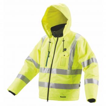 Makita Beheizbare Jacke in Neon-Gelb, Größe 3XL (DCJ206Z3XL)