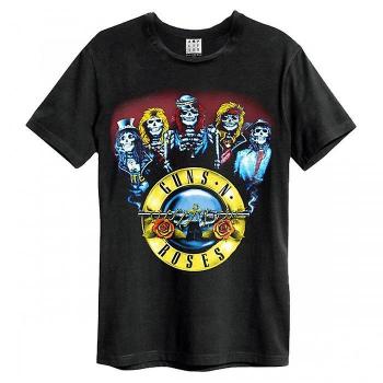 Guns N' Roses Black Skeleton Drum T-Shirt