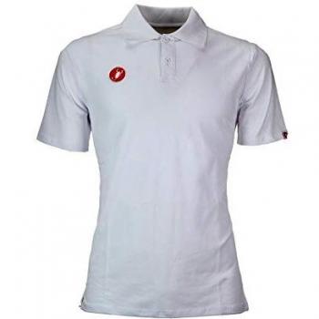 Castelli Race Day Poloshirt M in weiß