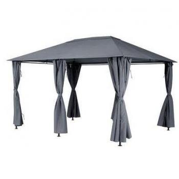 Cenador Rectangular Santorini en Pizarra, 3 m × 4 m – Hespéride