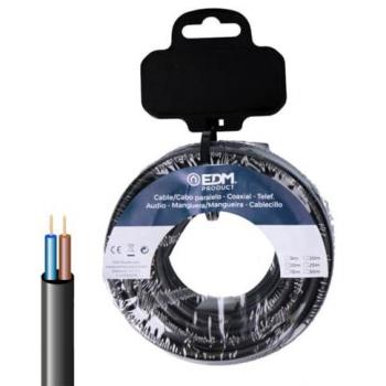 Manguera Eléctrica EDM 28317 vv-k06 Negra 15 m (2×2,50 mm²)