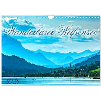 Wandkalender Wanderbarer Weißensee 2024