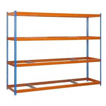 Estantería Industrial SIMONFORTE 2404-4 Metálica Azul/Naranja