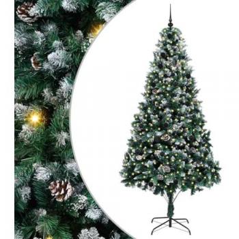 Sapin de Noël 240 cm en Plastique et Acier