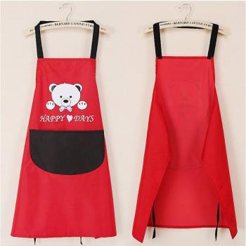 Tablier imperméable pour femme avec motif ours