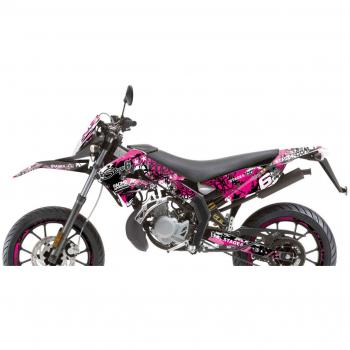 Stage6 Dekorationskit für Derbi Xtreme 2011-2017 in pink und schwarz