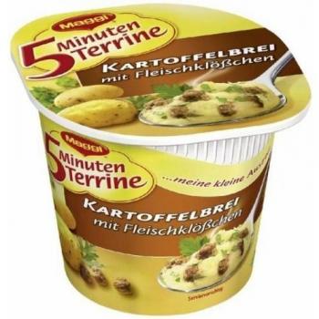 Schnellzubereitung: Maggi 5 Min. Kartoffel-Terrine mit Klößen
