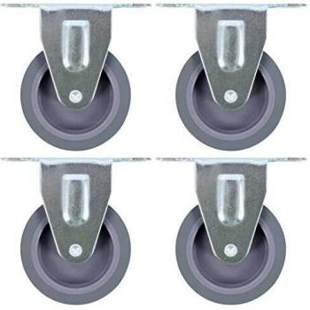 75 mm Fixed Casters (Set of 8), vidaXL