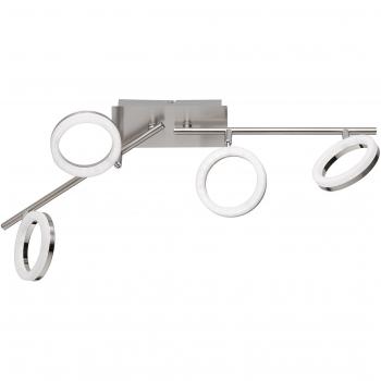 Metall-A Spot WOFI 7295.04.64.6000 nickel matt, 18 W, integriert – 79 x