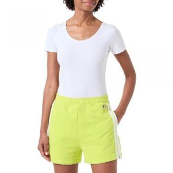 Damen Shorts aus French-Terry mit Paspelierung in Rosa