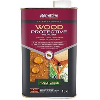 Barrettine Wood Preserver Holly Green 1 L