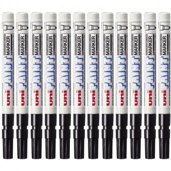 Rotulador permanente Uni-Ball Paint PX-21L Negro 12 Piezas