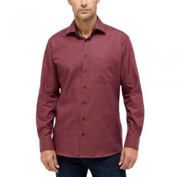Eterna MODERN FIT Hemd rot kariert Herren Größe 40