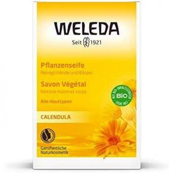 WELEDA Natural Calendula Relief Soap – 100 g Organic Body Cleanser