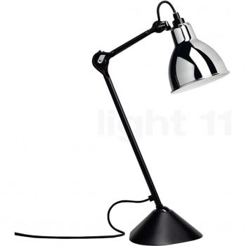 DCW Lampe Gras N°205 in Schwarz und Silber