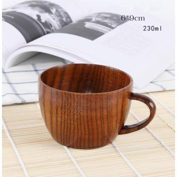 Tasse en bois naturel isolante