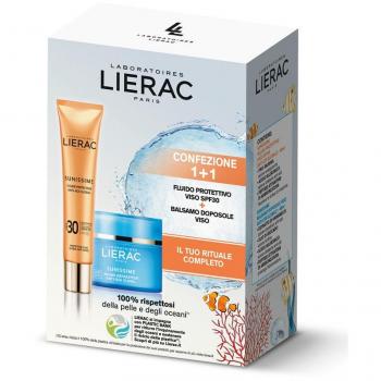 Protector solar facial Lierac Sunis SPF30 + Bálsamo After Sun 2 unidades