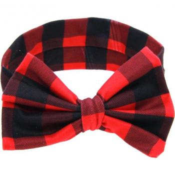 Bandeau nœud doux en coton pour enfants