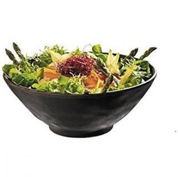 APS Marone Melamine Serving Bowl 240mm Black