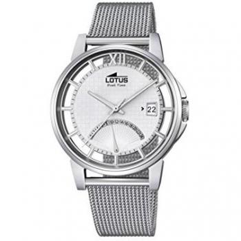 Lotus Montre Homme Femme Quartz Minimaliste Acier Argent UL18326-1
