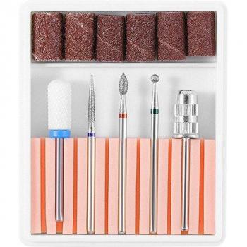 5 Pcs Tungsten Milling Nail Drill Bits for Nail Art