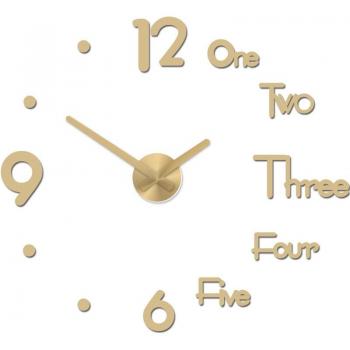 Decoración de Pared: Reloj 3D en Diseño Minimalista