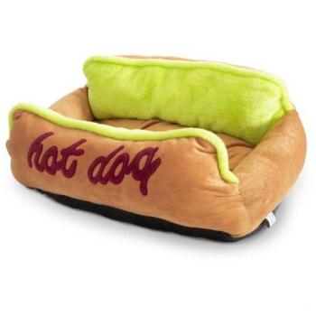 Caseta de descanso en forma de hot-dog para gatos Ferribiella