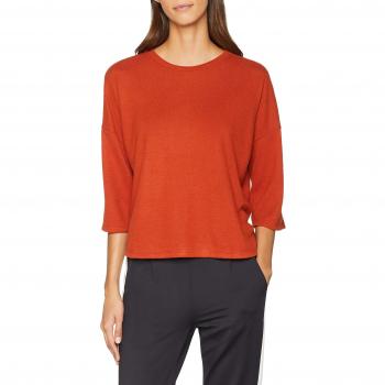 Only Onlbilla 3/4 Top Jrs, Camisa Manga Larga para Mujer, Marrón Picante, Talla 40