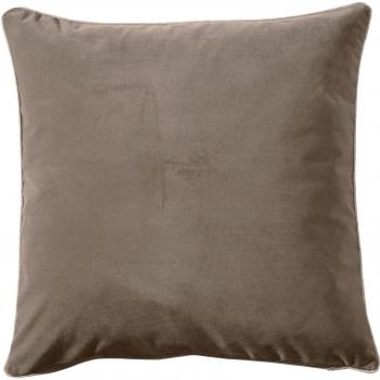 Melva Taupe Kissenhülle – Pichler, 41 × 41 cm