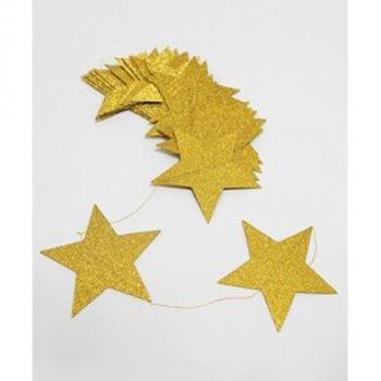 4M 7cm Paper Star Garland for Baby Showers
