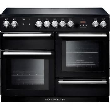 Rangemaster Nexus Electric Induction 110 Range Cooker Black Chrome