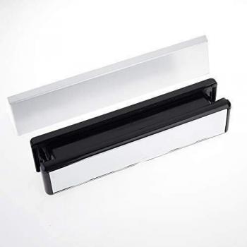 Yale P‑YHSLP‑WH Protective Letterplate – 300 mm White, 40–80 mm Door Fit