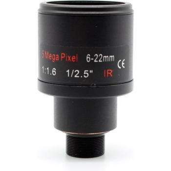Mini Lente de Seguridad 1/3'' con Zoom 9-22mm