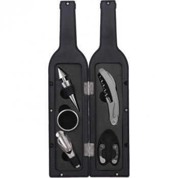 Wine Bottle Opener Set with Storage Case and Drip Ring