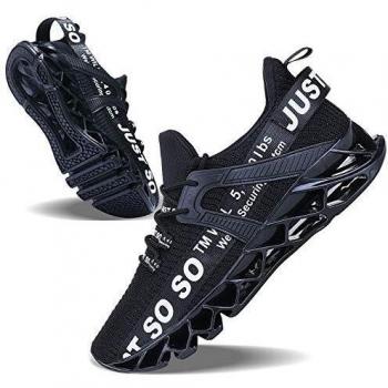 Shock Absorption JSLEAP Walking Shoes – Black