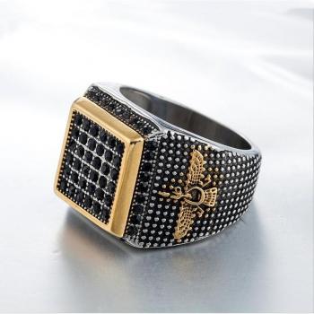 Joyería Nórdica Iraní – Anillo de Hombre Estilo Antiguo