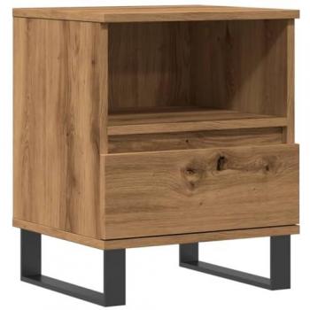 VidaXL Bedside Cabinet 40x35x50 cm Artisan Oak