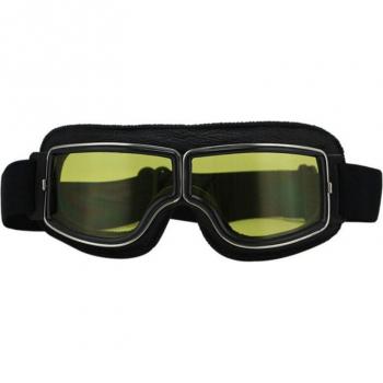 Skiing Goggles with PU Leather Mask for Men and Women