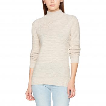 Suéter VERO MODA Vmzoe Joya Ls Funnelneck para Mujer, Color Gris