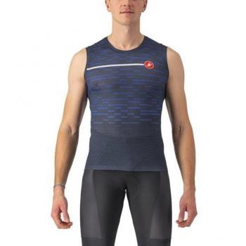 Maillot Castelli Insider sin mangas color azul oscuro