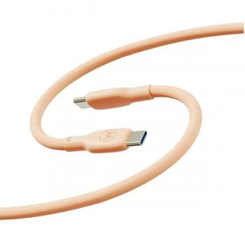 Motorola Silikon-USB‑Kabel C‑C 5A 2 m (Peach Fuzz) – USB 3.2 Gen 2