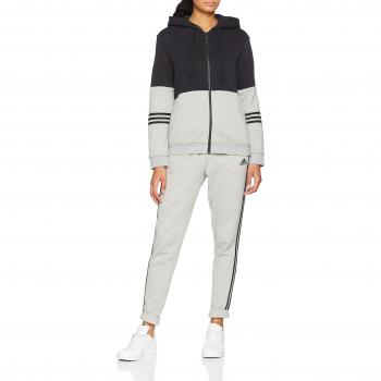 Adidas Damen WTS Core Energize Trainingsanzug – Schwarz/Medium Grau Heather – M (S/M)
