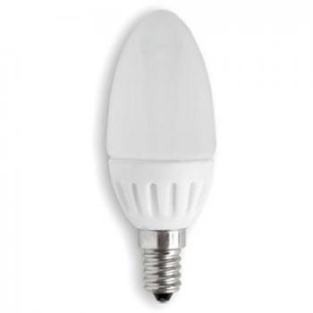 Bombilla Vela MEGALED GIG14E-C-30W 3W Cerámica Blanca