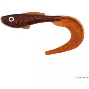 Beast Curl Tail: Señuelo 21 cm, Suavidad y Color Rojo Motor