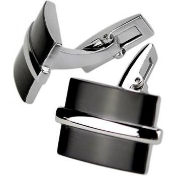 INTERNATIONAL CONNECTION: Mattierte Edelstahl-Accessoires – Manschettenknöpfe 2. Generation