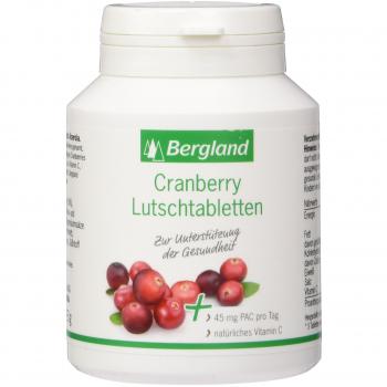 75 Stück Bergland Cranberry Lutsztabletten – 1×93 g