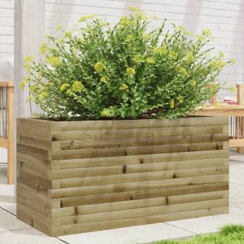 Jardinière Terrasse VidaXL 90x40x45,5 cm – Pin Résistant aux Intempéries
