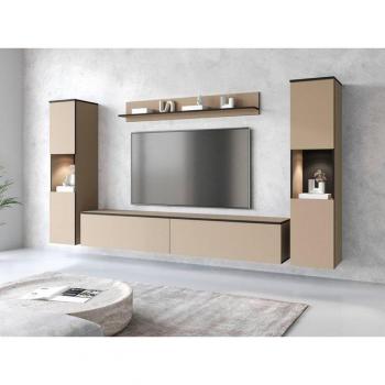 INOSIGN Wohnwand PARIS – Hartfaserplatte, Holzwerkstoff – 33 cm Tiefe